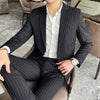 Men's High-End Boutique Suit And Trousers Set