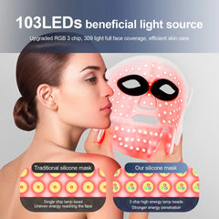 Wireless LED Skin Rejuvenation Mask - Side Profile