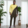 Muslim Mens Robe African Clothing For man 2-piece Sets Suit
