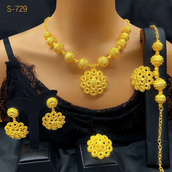 African Bead Jewelry Set - Detail View | ARINZE