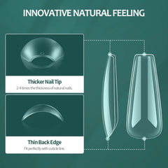 Soft Gel Nail Tips - Detail View | ARINZE