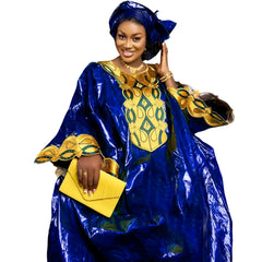 Women's Bazin Riche Gown – Long Embroidered