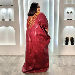 Women's Embroidered Abaya Gown – Plus Size