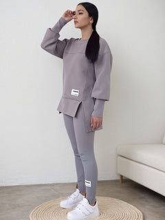 Printed Jogger Set — Women's Sporty 2-Piece - View 5 | ARINZE