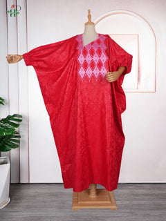 His & Hers Agbada Set – 3-Piece Bazin