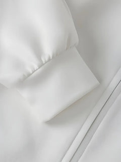 V-Neck Striped Cardigan Set — Sporty Casual Wear - View 5 | ARINZE