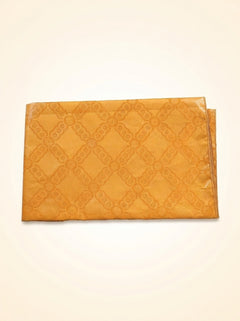 African Agbada Set - Yellow Embroidered Couple - view 2