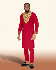 Printed Casual Set - Men's Street 2-Piece Style - view 4