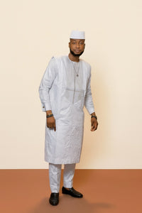 African Agbada Set - Embroidered 3-Piece - view 2