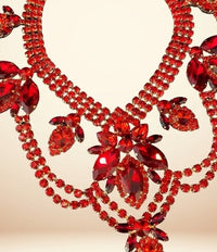Exaggerated Crystal Jewelry Set - Party Glamour - view 4