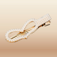Pearl Beaded Hair Clips - Korean Style Barrettes in B13