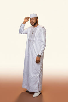 African Agbada Set - Embroidered 3-Piece - view 3