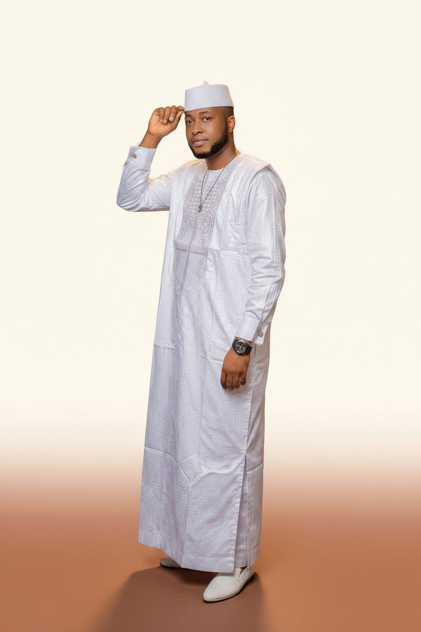 African Agbada Set - Embroidered 3-Piece - view 3