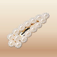 Pearl Beaded Hair Clips - Korean Style Barrettes in A6
