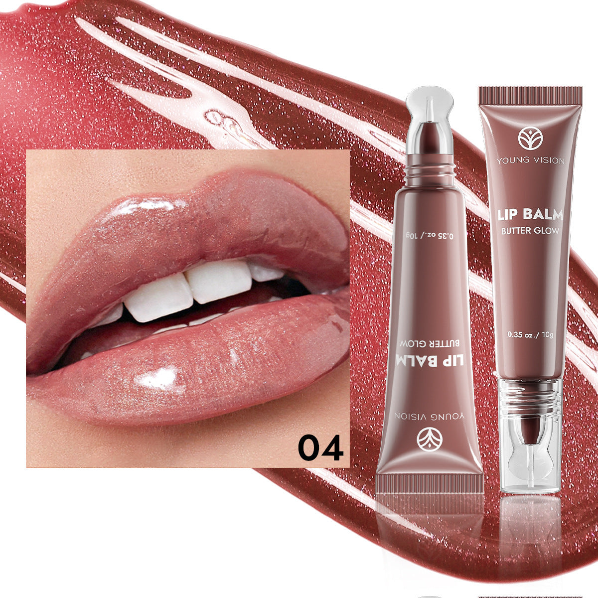 Modular Plug Hose Lip Gloss Moisturizing Lip Gloss 6 Colors Optional
