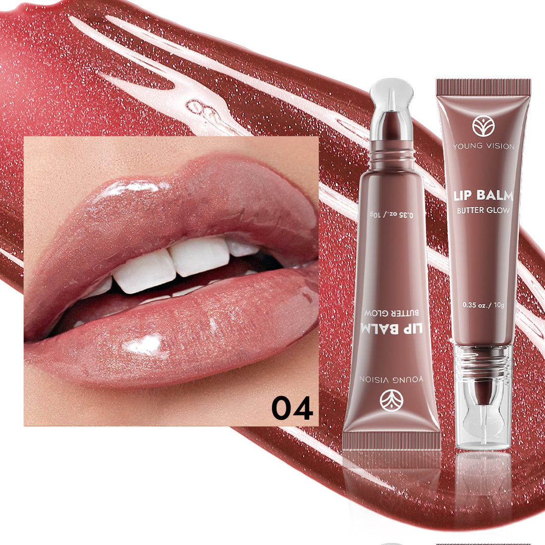 Modular Plug Hose Lip Gloss Moisturizing Lip Gloss 6 Colors Optional