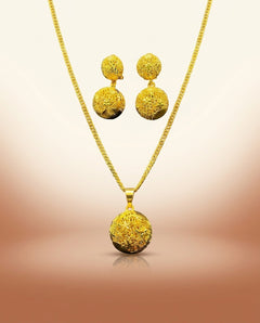 24K Gold-Plated Bridal Set - Ball Collection - view 3