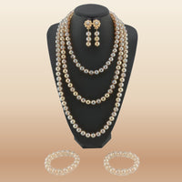 Nigerian Luxury Coral Wedding Beads - Statement in Gold