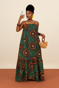 African Print Maxi Dress - Vibrant Summer Style - view 6