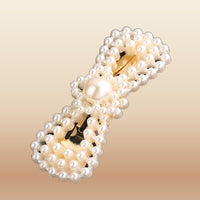 Pearl Beaded Hair Clips - Korean Style Barrettes in B6