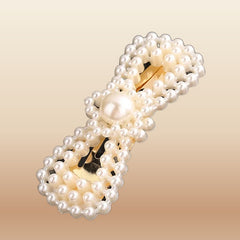 Pearl Beaded Hair Clips - Korean Style Barrettes in B6