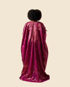 African 2-Piece Dress - Magenta - view 4