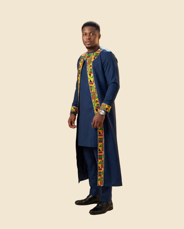 Agbada 3-Piece - Navy - view 3