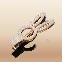 Pearl Beaded Hair Clips - Korean Style Barrettes in B17