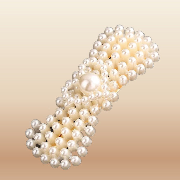 Pearl Beaded Hair Clips - Korean Style Barrettes in B10