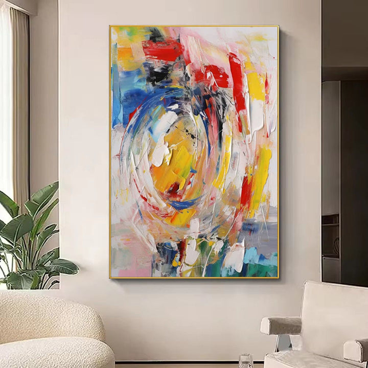 Handmade Oil Painting Canvas Wall Art Decoration Hand Painted Modern Abstract For Living Room