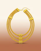 Ethiopian Gold-Plated Jewelry Set - Multi-Layer