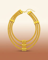 Ethiopian Gold-Plated Jewelry Set - Multi-Layer