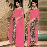 Leopard Print Dashiki Dress