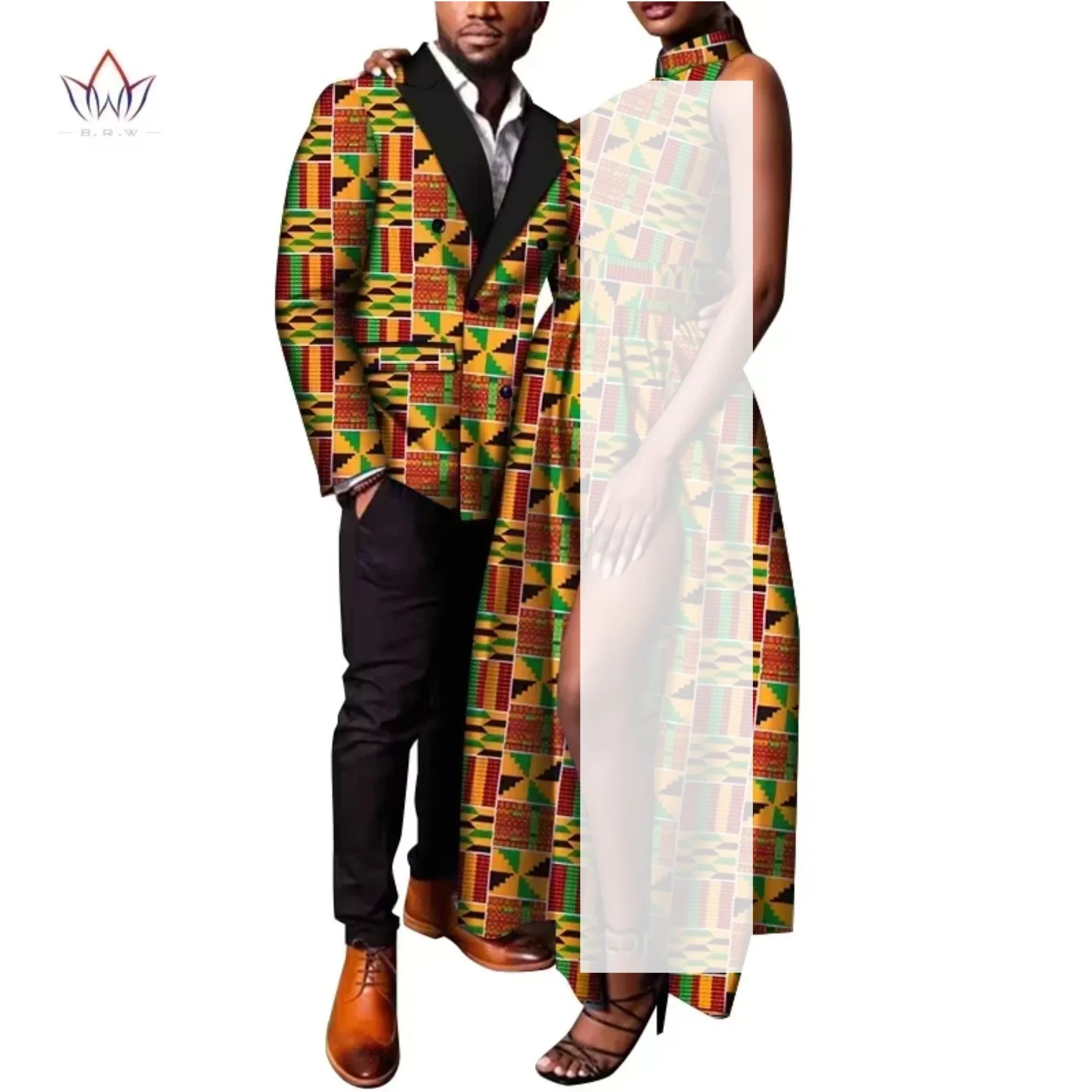 BintaRealWax African Couple Clothing for Lover