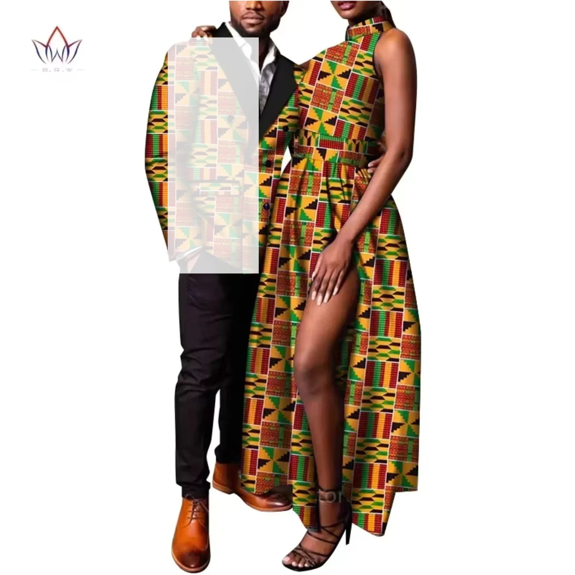 BintaRealWax African Couple Clothing for Lover