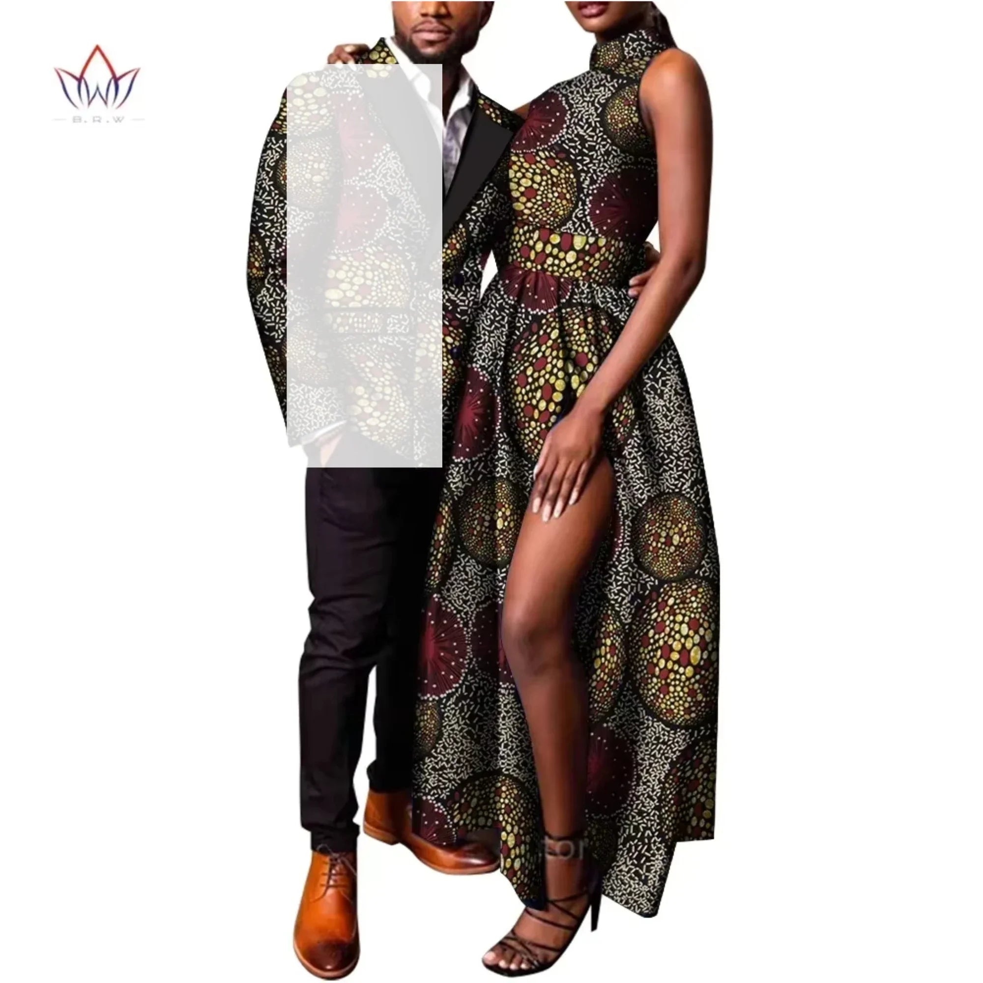BintaRealWax African Couple Clothing for Lover
