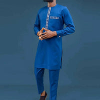 Men's Short Sleeve Set – Summer Print