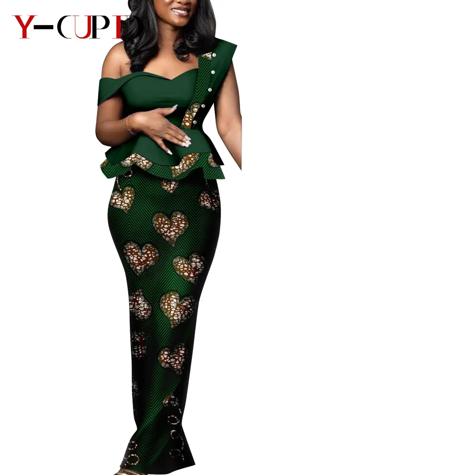 African Print Dresses Matching Couple Clothes