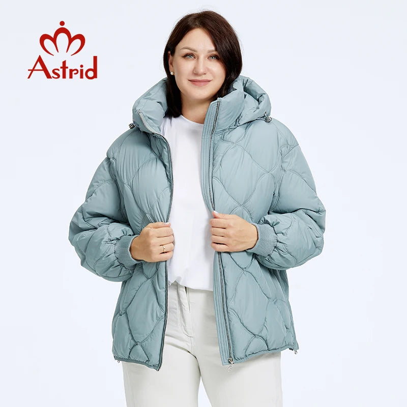 Astrid Women's Jacket Winter  Jackets Hooded Quilted Cotton Coat for Women