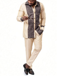 Men's Short Sleeve Set – Summer Print