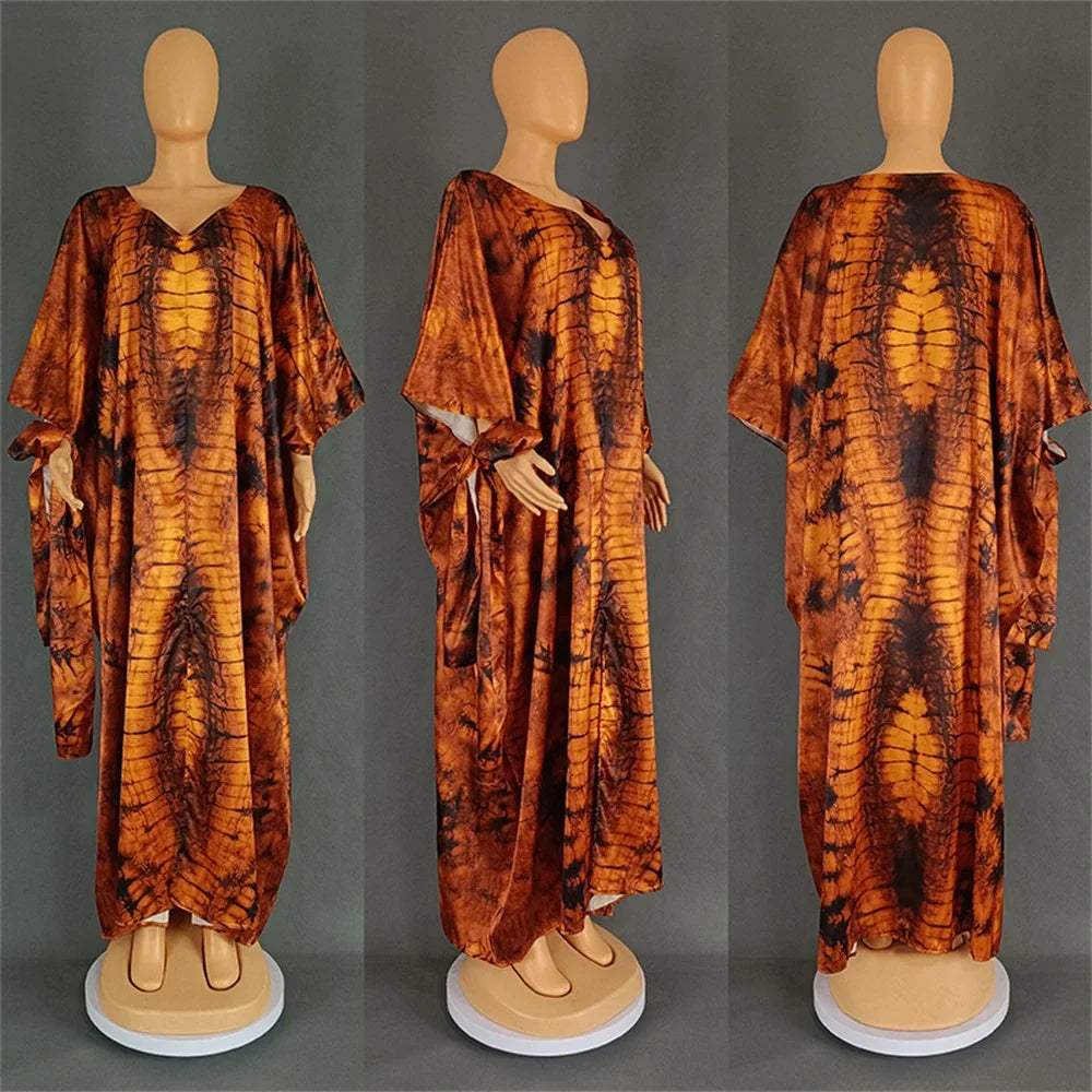 African Long Dresses for Abaya Women Traditional Dress