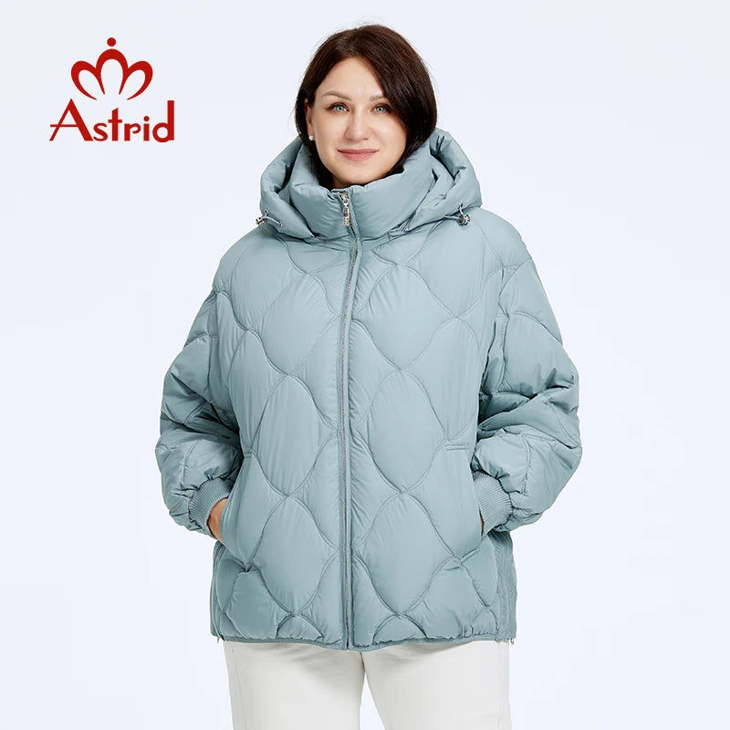 Astrid Women's Jacket Winter  Jackets Hooded Quilted Cotton Coat for Women