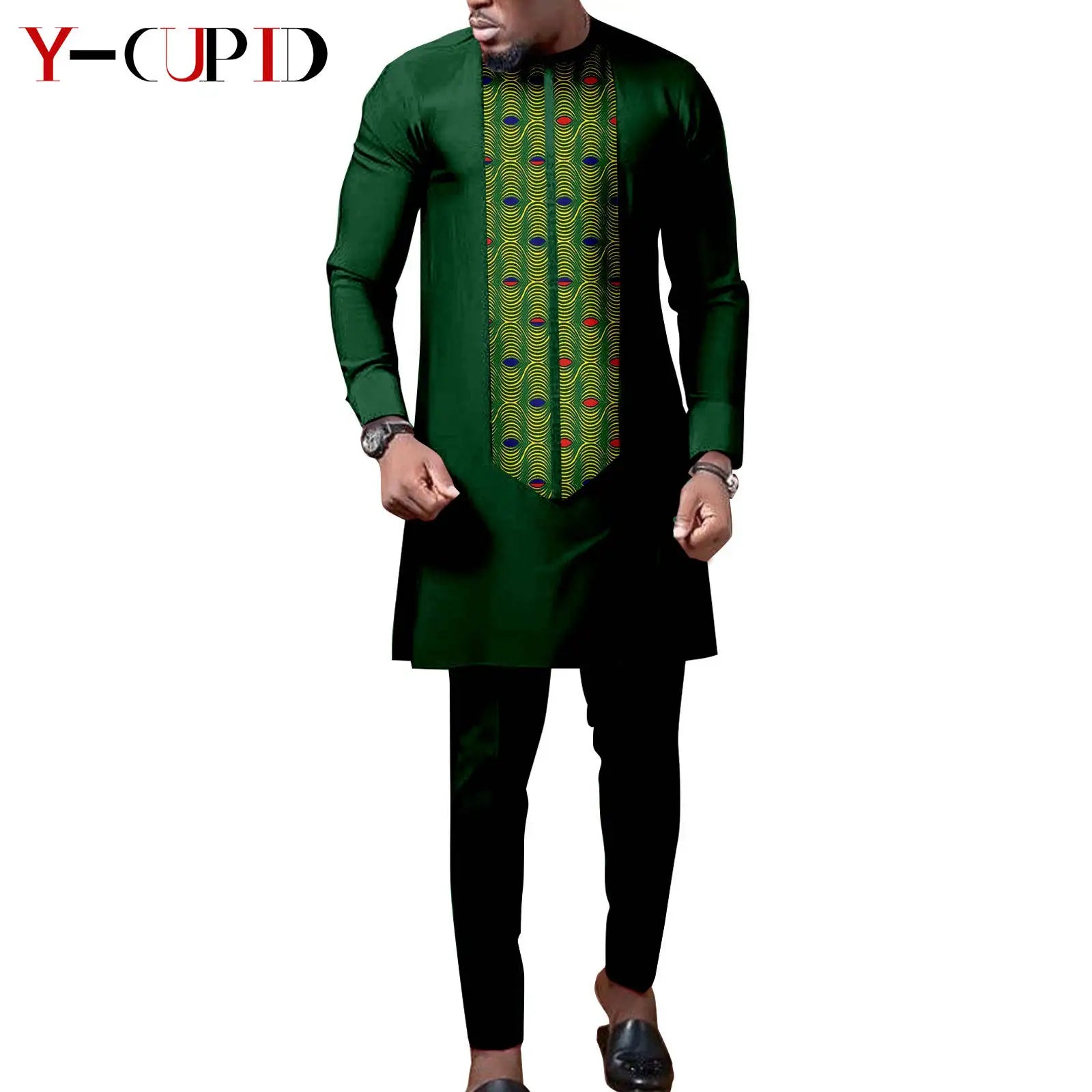 African Print Dresses Matching Couple Clothes