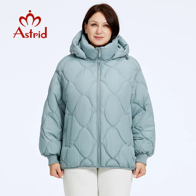 Astrid Women's Jacket Winter  Jackets Hooded Quilted Cotton Coat for Women