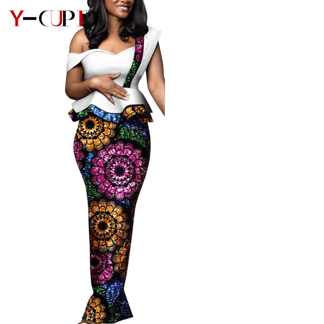 African Print Dresses Matching Couple Clothes