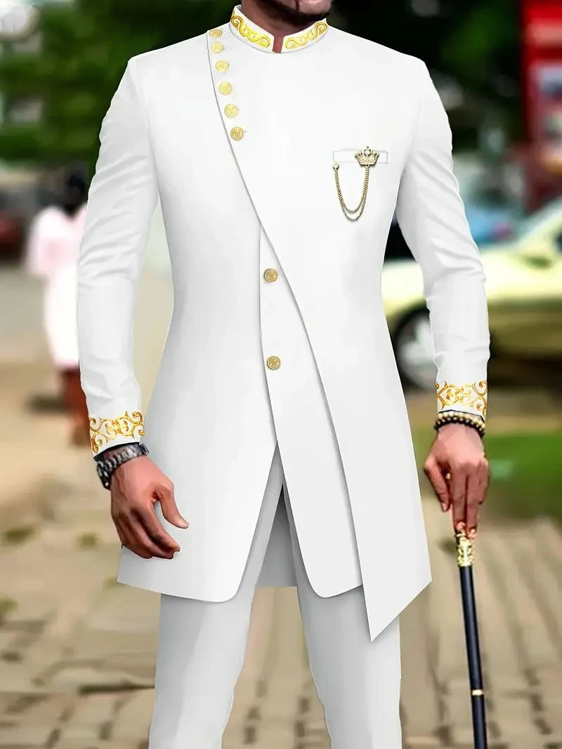 Men`s Suit Double Breasted Slim Fit