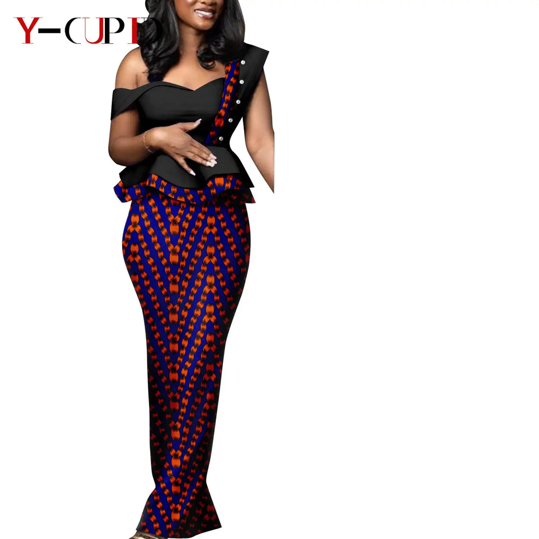 African Print Dresses Matching Couple Clothes