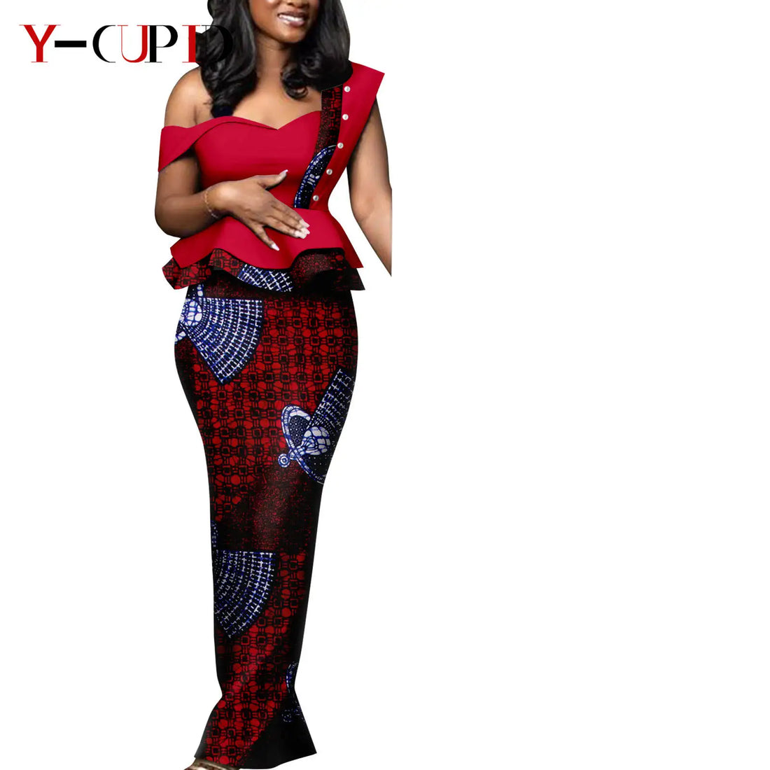 African Print Dresses Matching Couple Clothes