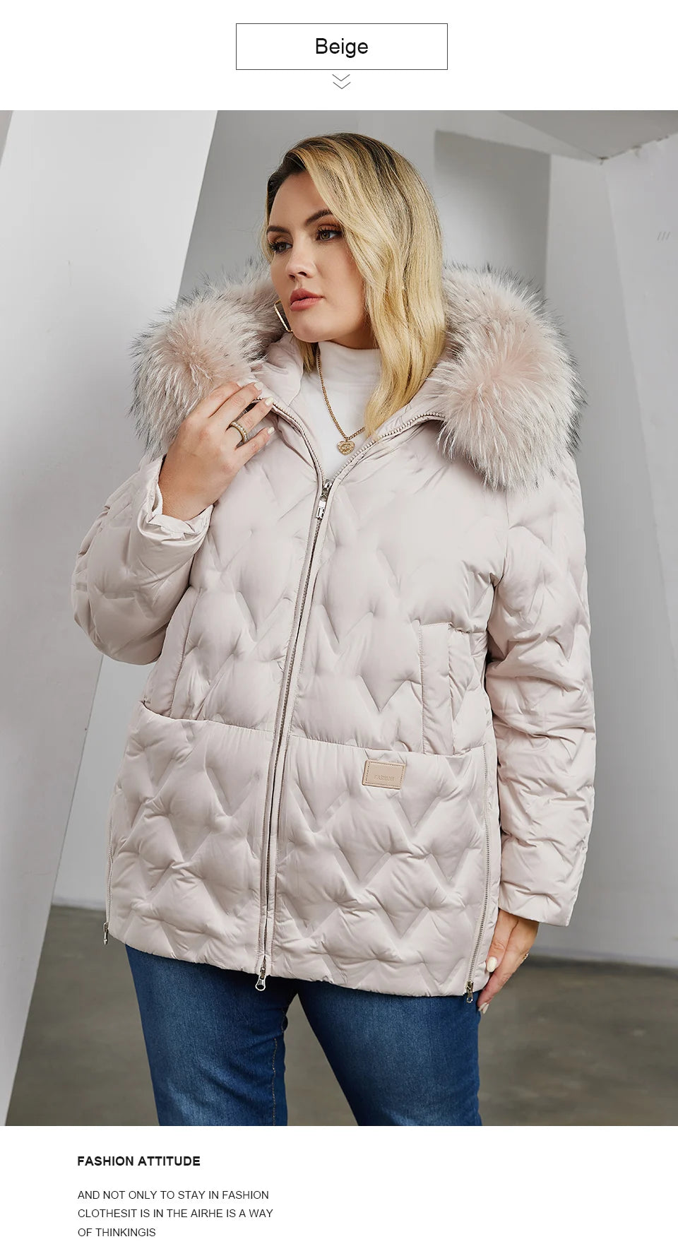 Astrid Women's Jacket Winter Plus Size Down Jackets