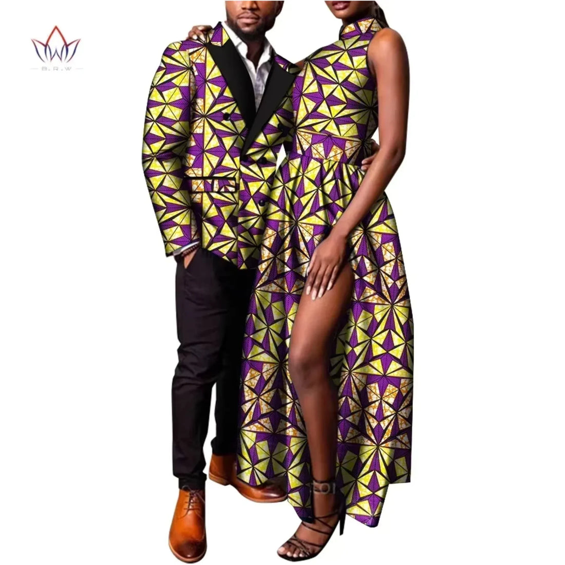 BintaRealWax African Couple Clothing for Lover